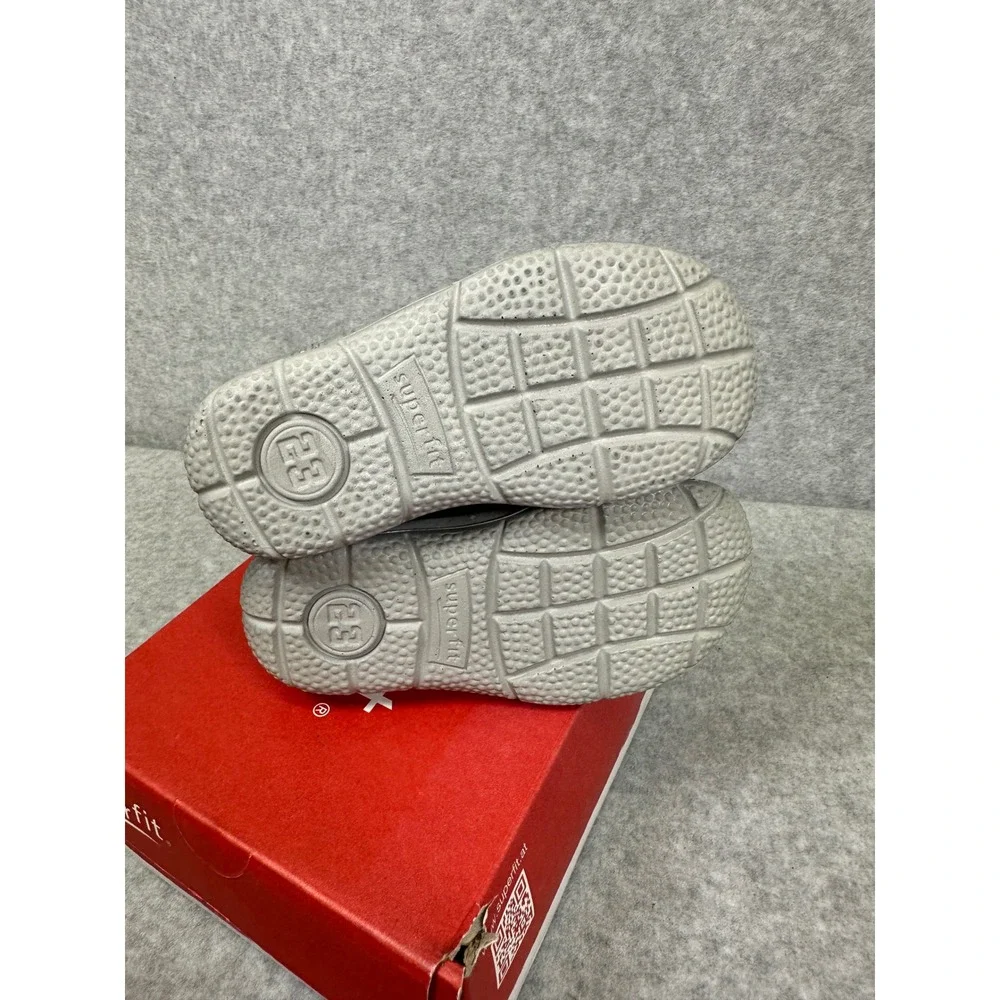 Superfit Kids Gray Suede Leather‎ Ankle Boots Toddler Size US7 /EU23